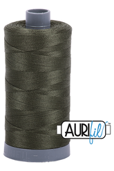 Aurifil Mako 28wt Cotton 750 m 820 yd. spool - 5012 Dark Green